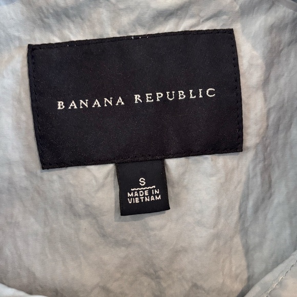 Banana Republic Women's SZ S Trench Coat Jacket Adjustable Waist Light Green - Picture 8 of 14